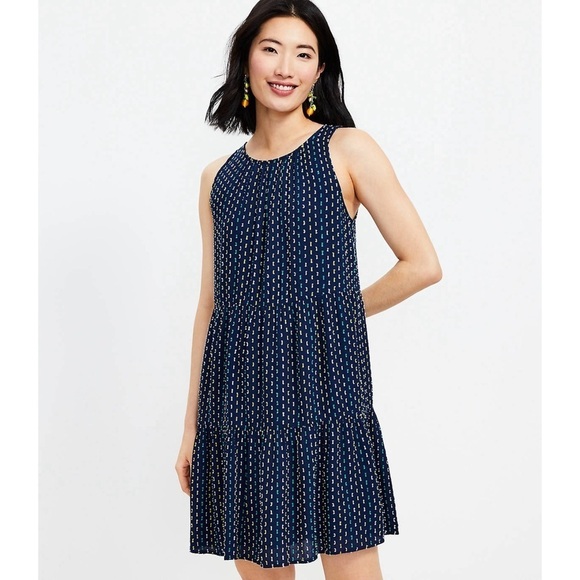 LOFT Dresses & Skirts - Loft Women's Sleeveless Tiered Swing Dress Sz XL